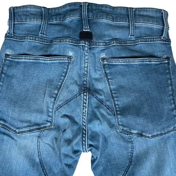 G-Star RAW 5620 3D Zip Knee Skinny Jeans | Men's Distressed Blue Denim | 30/29 - Picture 14 of 15